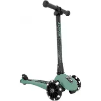 Scoot & Ride Highway Kick 3 - LED - Forest - - One Size - Sparkcykel