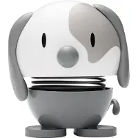 Hoptimist Dog - 6,9 cm - Cool Grey - - One Size - Dekoration