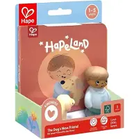 Hape Bilderbok m. Figur - Hundens nya vän - - One Size - Bilderbok
