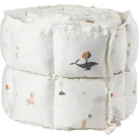 Sebra Spjälsängsskydd - Kapok - 360x26 cm - Världen av - - One Size - Spjälsängsskydd