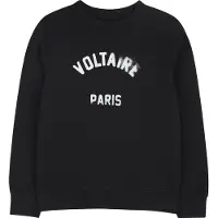 Zadig & Voltaire Sweatshirt - Simba - Svart m. Vit - - 14 år (164) - Sweatshirt