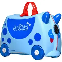 Trunki Resväska - Dougie Dog - Blå - - One Size - Resväskor