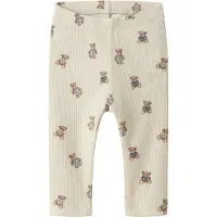 Name it Leggings - Rib - NbmDenkab - Peyote Melange - - 68 - Leggings