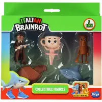 Italian Brainrot Leksaksfigurer - 5 st. - 5 cm - - One Size - Leksaksfigur