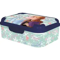 Disney Frozen Matlåda - 16x11x6,5 cm - Blå/Turkos - - One Size - Matlåda
