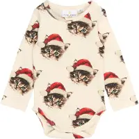 The New Siblings Body l/ä - Rib - TnsbHoliday - Gardenia CAT - - 1½ år (86) - Body L/Ä