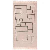 Kids Concept Filt - Geometrisk - Rosa - - One Size - Filt