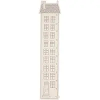Ferm Living Mätsticka - 50-150 cm - Bostad - Off White - - One Size - Dekoration