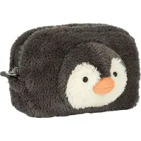 Jellycat Väska - 13x19 cm - Jordnöt Penguin Påse - Grå - - One Size - Väska