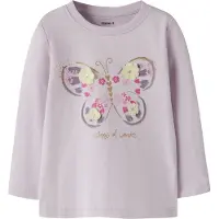Name it Tröja - NmfDeppa - Lavender Dimma - - 6 år (116) - Tröja