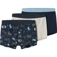Name It Kids Boxershorts - Noos - NkmBoxer - Marinblå Kavaj/Pimpsten - - 6 år (116) - Boxershorts
