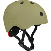Scoot & Ride Cykelhjälm - Olive - - 51-55 cm - Cykelhjälm