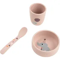Done by Deer Middagsset - Stick &amp; Stay - Celebration - Puder - - One Size - Middagsset
