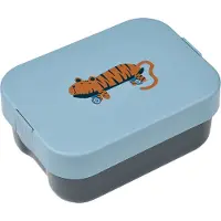 Liewood Matlåda m. Bestick - Kamil - 1.3 L - Tiger/Beach Blue - - One Size - Matlåda