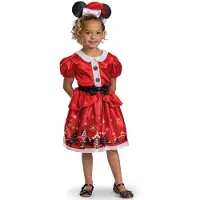 Disguise Maskeradkläder - Christmas Minnie - - 3-4 år (98-104) - Maskeradkläder