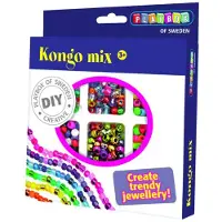 Playbox Pärlset - 480 st. - Kongo Mix - - One Size - Pärlor