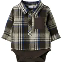 Name it Skjortbody l/ä - NbmNoland - Delicioso - - 50 - Body L/Ä