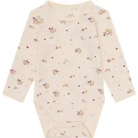 Hust and Claire Body l/ä - Ull - HCBo Flora - Off White - - 3 år (98) - Body L/Ä
