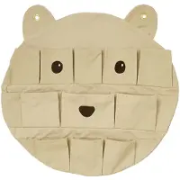 Cam Cam Väggförvaring - Bear - Ø50 cm - Latte - - One Size - Förvaring