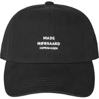 Mads nørgaard Keps - Soft Twill Kontanter - Svart - - One Size - Keps