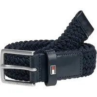 Tommy Hilfiger Bälte 'Kids' Braided Buckle Elastic' marinblå