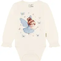 Hust and Claire Body l/ä - HCBritt Baby Fairy - Ivory - - 1 år (80) - Body L/Ä