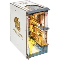 Rolife Miniatyrdiorama - DIY - Bokhörna &amp; Wonderland - Sakura - - One Size - Kreativt lekset