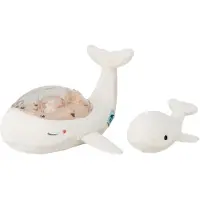 Cloud B Nattlampa m. Ljud - Tranquil Whale m. Ung - 30x28x13 cm - - One Size - Nattlampa