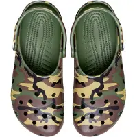 Crocs Sandaler - Classic+ Camouflage Träsko - Army Green/Multi - - 43/44 - Sandal