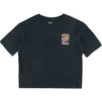 Roxy T-shirt - Eva Oversize - Anthracite m. Tryck - - 10 år (140) - T-shirt