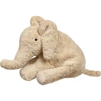 Senger Naturwelt Värmekudde - Elefant - Liten - Linnetyget - - One Size - Gosedjur