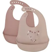 CeLaVi Silicon Bib Burlwood OneSize 2-pack