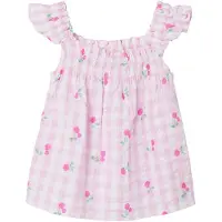 Name it Topp - NmfJerriane - Rosebloom m. Cherry - - 3 år (98) - Linne