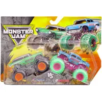 Monster Jam Truck - 1:64 - 2-pack - Avenger mot Avenger - - One Size - Bil