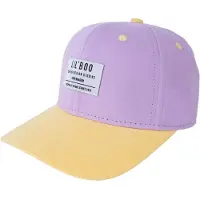 Lil' Boo Copenhagen Keps - Organic Blockera Snapback - Lila/Gul - - 52-55 cm - Keps