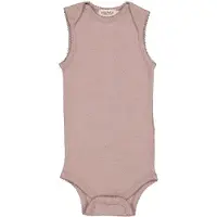 MarMar Body u/ä - Ull - Pointelle - Bini - Bränd Rose - - 2 år (92) - Body U/Ä