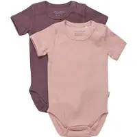 Minymo Body k/ä - 2-pack - Misty Rose - - 1½ år (86) - Body K/Ä