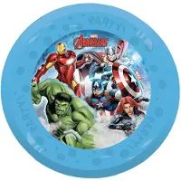 Decorata Party Plastplattor - 4-pack - 21 cm - Avengers Infi - - One Size - Tallrik