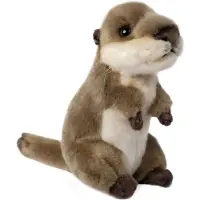 Living Nature Gosedjur - 17x9 cm - Otter Young - Brun/Beige - - One Size - Gosedjur