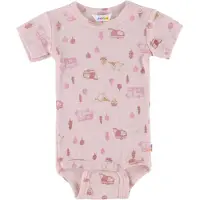 Joha Body k/ä - Ull - Rosa m. Camping - - 100 - Body K/Ä