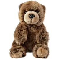 Living Nature Gosedjur - 15x10 cm - Brown Bear Young - Brun - - One Size - Gosedjur