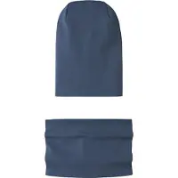 Name it Mössa/Tubhalsduk - Vändbar - NmmMoppy - Vintage Indigo - - 49-50 cm - Mössa