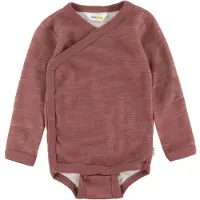 Joha Omlottbody l/ä - Ull/Bambu - Mörk Rose - - 40 - Body L/Ä