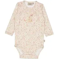 Wheat x Rodinia Body l/ä - Begränsad - Akvarellblommor - - 1 år (80) - Body L/Ä
