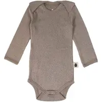 Pine Cone Body l/ä - Pointelle Dot - Svampar - - 1 år (80) - Body L/Ä