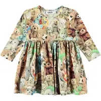 Molo Klänning - Charmaine - Teddy Friends - - 1 år (80) - Klänning