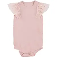 Stella McCartney Kids Body k/ä - Rosa m. Silverprickar/Tyll - - 24 mån - Body K/Ä