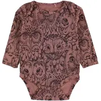 Soft Gallery Body l/ä - Bob - Burlwood m. Ugglor - - 12 mån - Body L/Ä