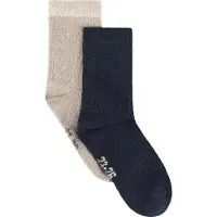 Minymo Strumpor - 2-pack - Nattgrå - - 15/18 - Strumpor