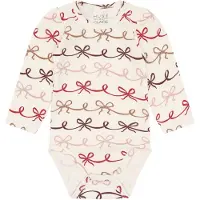 Hust and Claire Body l/ä - Rib - HCBritt - Sugar m. Pilbågar - - 68 - Body L/Ä